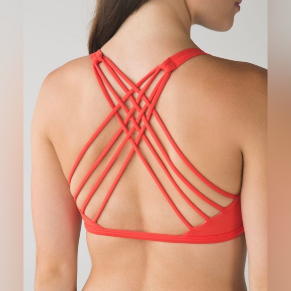 Lululemon Free To Be Wild Bra Alarming Red - Picture 3 of 8